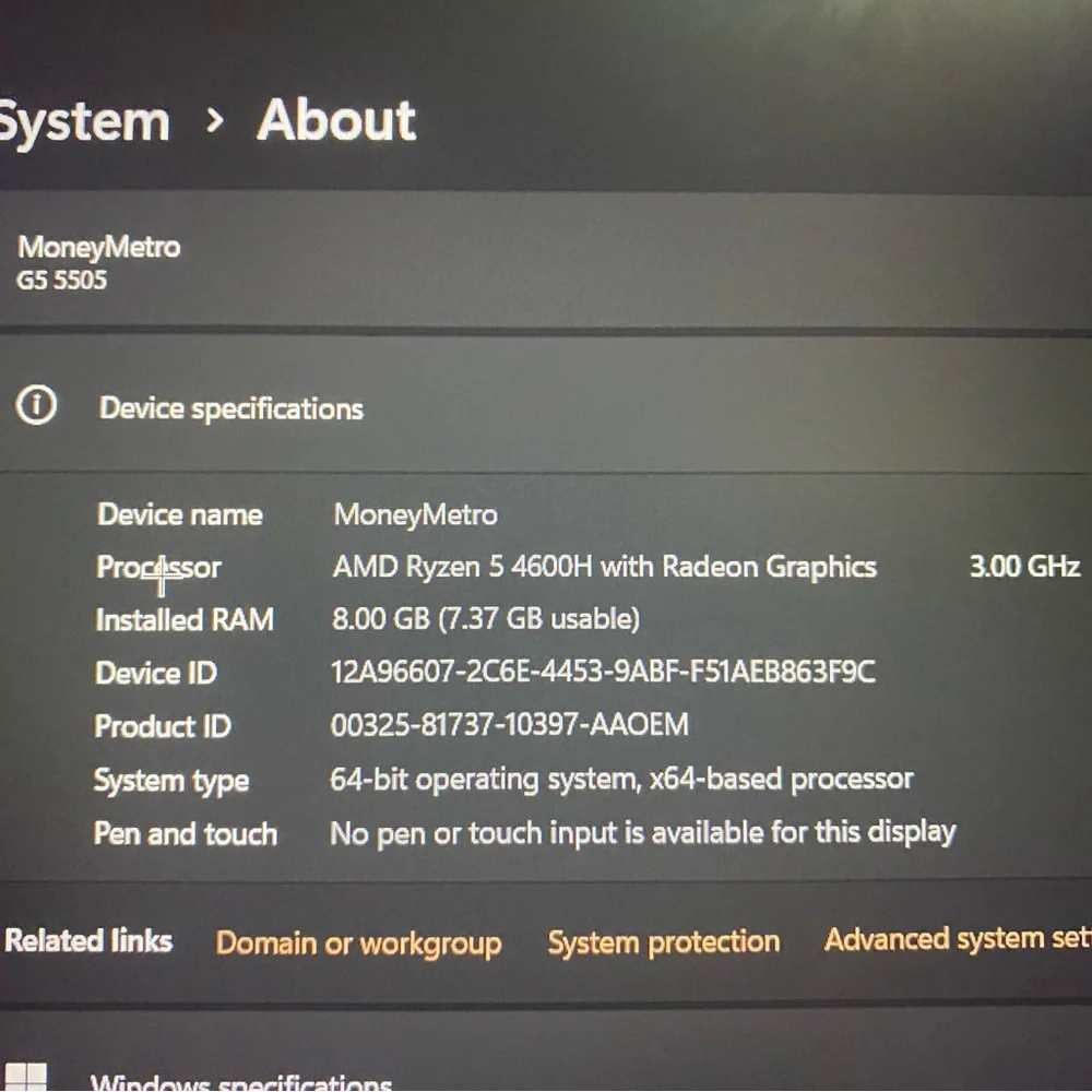 Dell G5 5505 gaming laptop